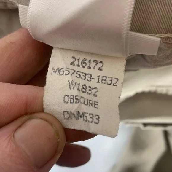 PAIGE Normandie Jeans Men's Khaki Size 33x30 Straight Stretch Made USA - Picture 9 of 12